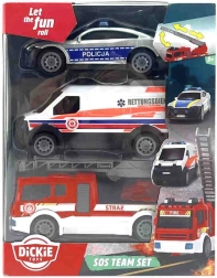 Vehicule de salvare SOS, pachet de 3