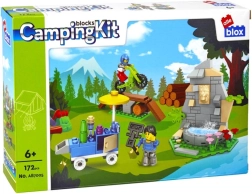 Set de construcție camping – set creativ cu 172 piese pentru copii 6+