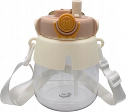 Sticlă de apă pentru copii cu pai și curea 1 l