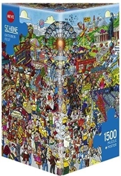 Puzzle 1500 piese Oktoberfest cu poster
