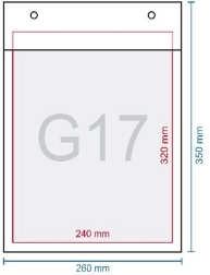 Plică cu bule g17 350 × 250 mm cu închidere autocolantă