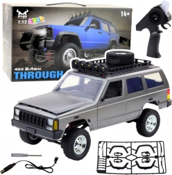 Vehicul teren distractiv RC 4x4 Argintiu 1:12