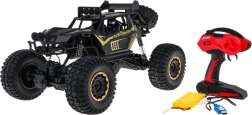 Crawler RC metalic 1:8 cu tracțiune 4x4 și LED pentru copii 3+