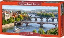 Puzzle Podurile Vltavei din Praga