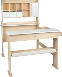 Stand de vânzare din lemn pentru copii