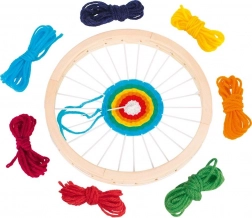 Război rotund de țesut din lemn Goki