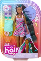 Păpușă Barbie Totally Hair cu păr extra lung și accesorii cu motive de fluture