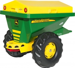 Remorcă și împrăștietor 2 în 1 JOHN DEERE pentru tractoare cu pedale Rolly Toys