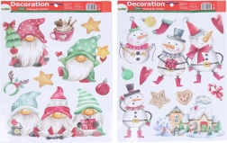 Decorațiuni pentru fereastră Mix Crăciun 41 × 29 cm