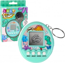 Tamagotchi breloc Pet Egg – joc electronic pentru copii, turcoaz