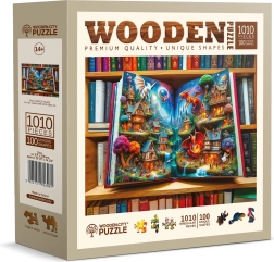 Puzzle din lemn Povești fermecate 1010 piese WOODEN CITY