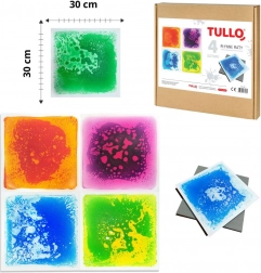Pernuțe senzoriale din pluș Tullo - 4 bucăți