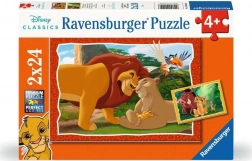 Puzzle Disney Regele Leu 2x24 piese