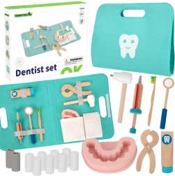 Set de îngrijire dentară Tooky Toy pentru copii cu rucsac 19 piese FSC