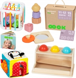 Tooky Toy cutie montessori 5în1 pentru bebeluși 11–12 luni