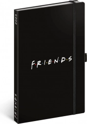 Caiet liniat NOTIQUE FRIENDS 13 × 21 cm