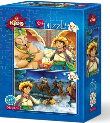 Puzzle Aladin și lampa fermecată 2×100 piese