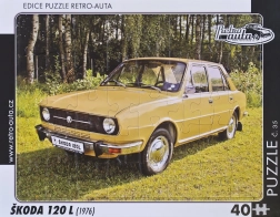 Puzzle RETRO-AUTA Škoda 120 L 40 piese
