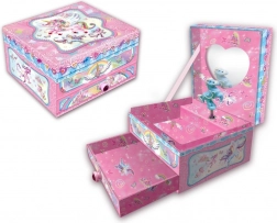 Cutie muzicală cu bijuterii Unicorn