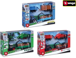 Bburago tractor agricol set cadou 10 cm