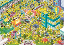 Puzzle 500 piese Unde este Smiley?