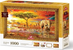Art Puzzle puzzle cu ramă și lipici 3‑în‑1 1000 piese – Regii
