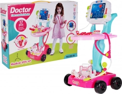 set mobil de resuscitare roz cu baterii