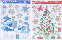 Decorațiuni de fereastră de Crăciun 41 × 29 cm