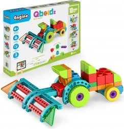 Engino Qboidz tractor – set de construcție pentru copii, 10 modele