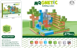 Cuburi magnetice 3D – set de 275 de piese