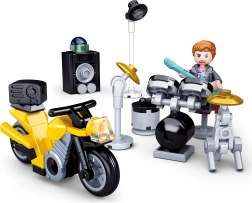 Sluban Town Toboșar cu Motocicletă