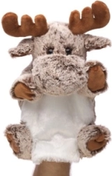 Marionetă de mână din pluș – elan eco-friendly