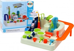 Drum de parcare interactiv pentru copii cu mașinuțe