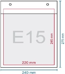 Plică cu bule E15 autoadezivă 27,5 × 24 cm