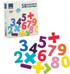 Cifre magnetice din lemn Vilac