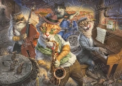 Puzzle Magnolia fanii în pericol 1000 piese