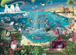 Puzzle Compania animalelor 1000 piese GIBSONS