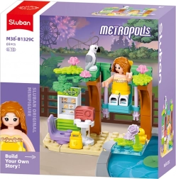 Set de construcție Sluban Leagăn în Grădină