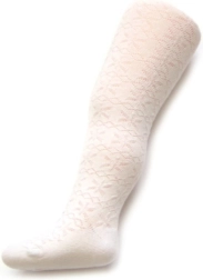 Dresuri jacard pentru copii New Baby albe