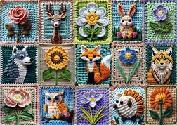 Puzzle Croșetat – pasiunea mea 1000 piese