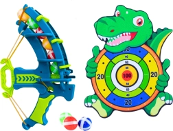 Set de tir cu arcul cu dinozauri pentru copii