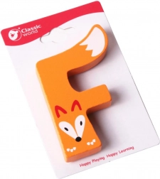 Literă din lemn F Classic World