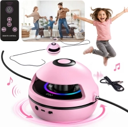 Coardă de sărit electrică interactivă cu muzică, Bluetooth, telecomandă și contor - 1 bucată