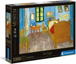Puzzle 1000 piese Museum – Dormitorul din Arles de Vincent van Gogh (Clementoni)