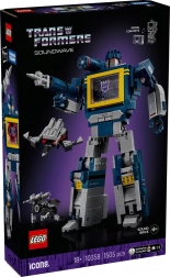 Lego Icons Transformers: Soundwave – model de colecție pentru adulți