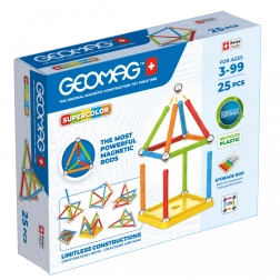 Geomag Supercolor set magnetic de construcție 25 piese