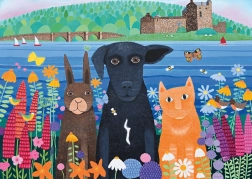 Puzzle RAVENSBURGER prieteni animale 1000 piese