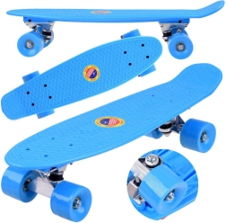 Fiszka skateboard pentru copii până la 50 kg – Albastru