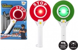 Paletă de poliție din plastic cu lumină