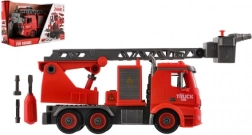 Autospecială de pompieri cu șuruburi 36 cm cu lumină și sunet, pulverizează apă